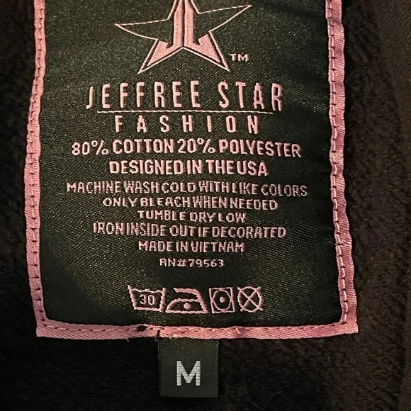 JEFFREE Star Cosmetics 5 Year Anniversary Pullover Hoodie Sweatshirt. - Picture 4 of 6